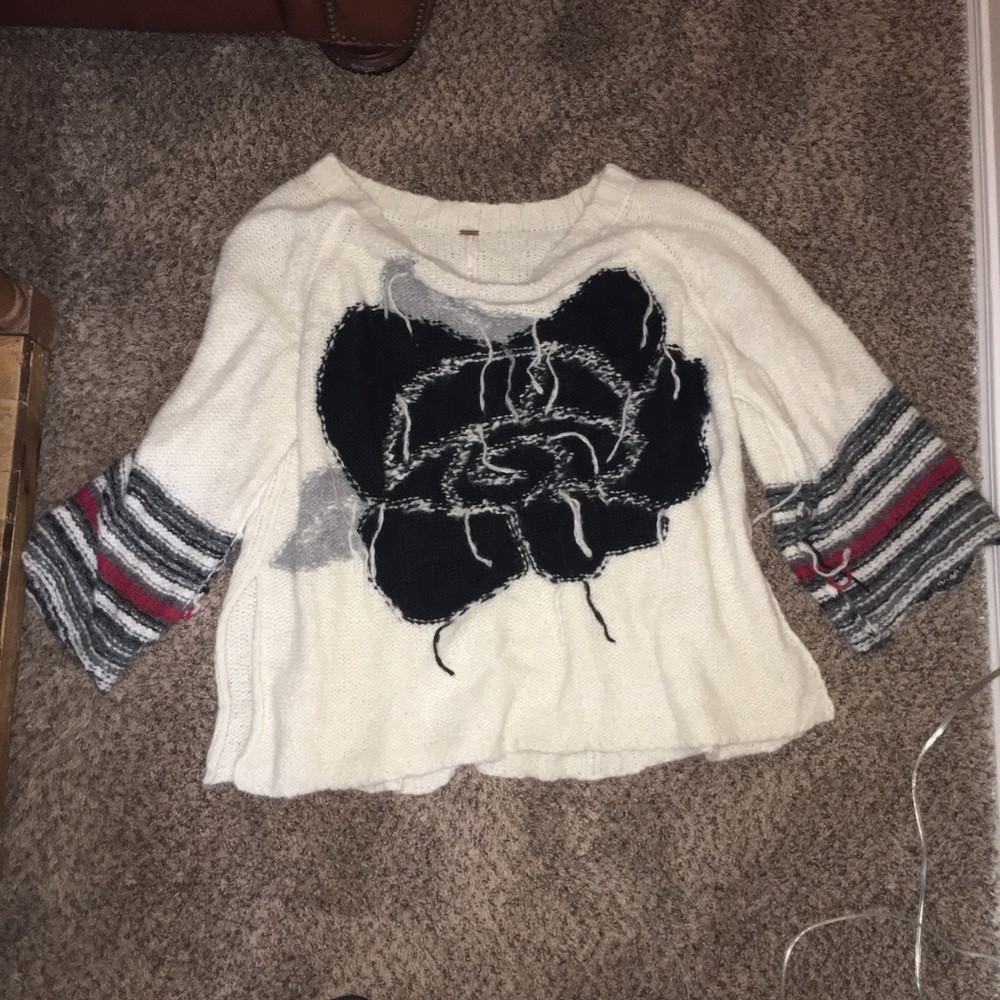 Free People oversized sweater size XS, never worn